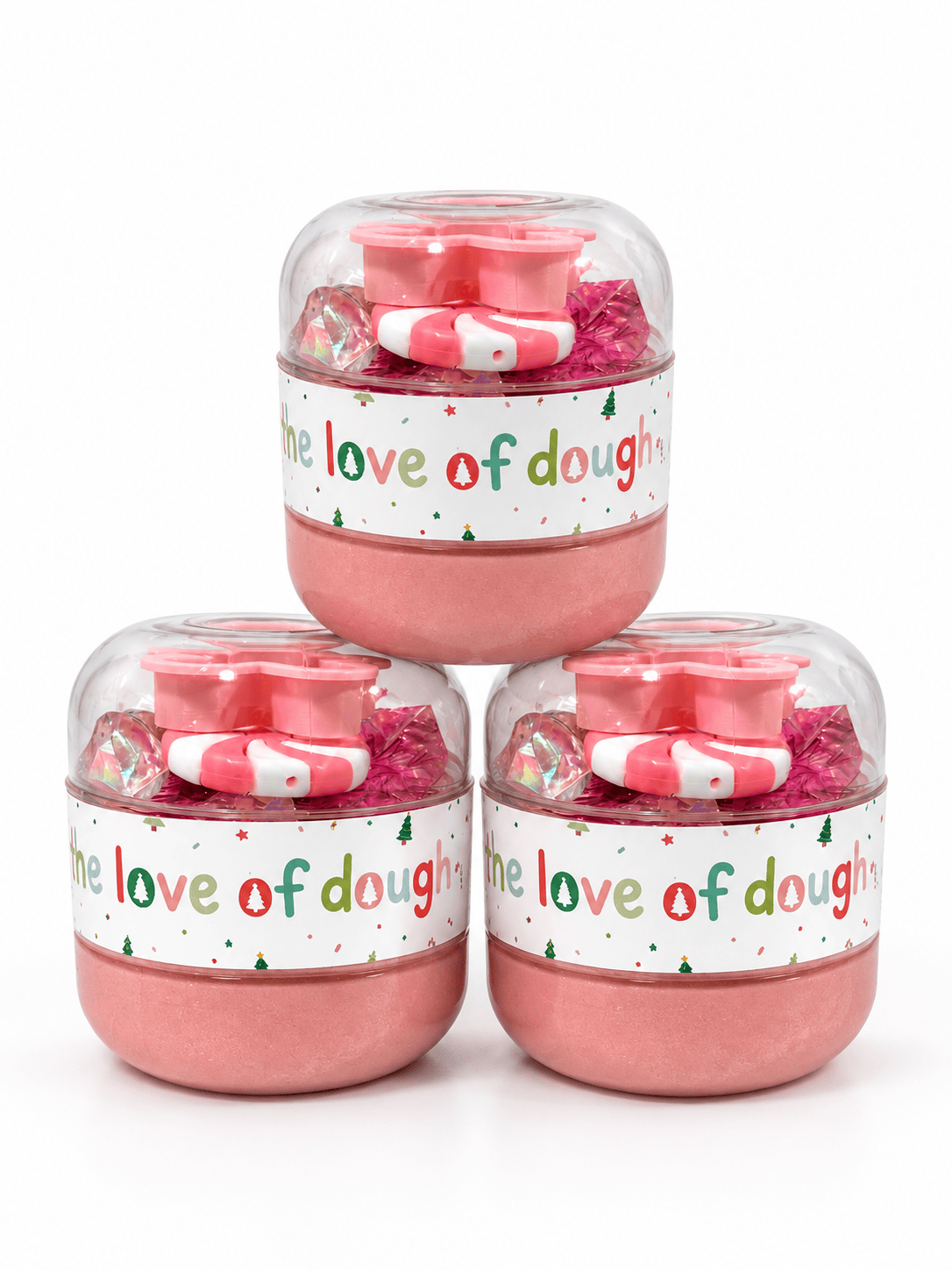 Pink-mas Mini Double Jar For the Love of Dough Co. Lil Tulips