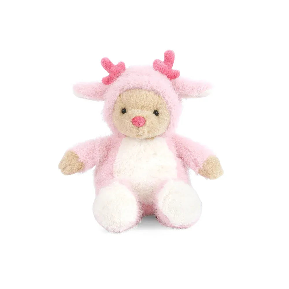 Pink Reindeer Bear MON AMI Lil Tulips