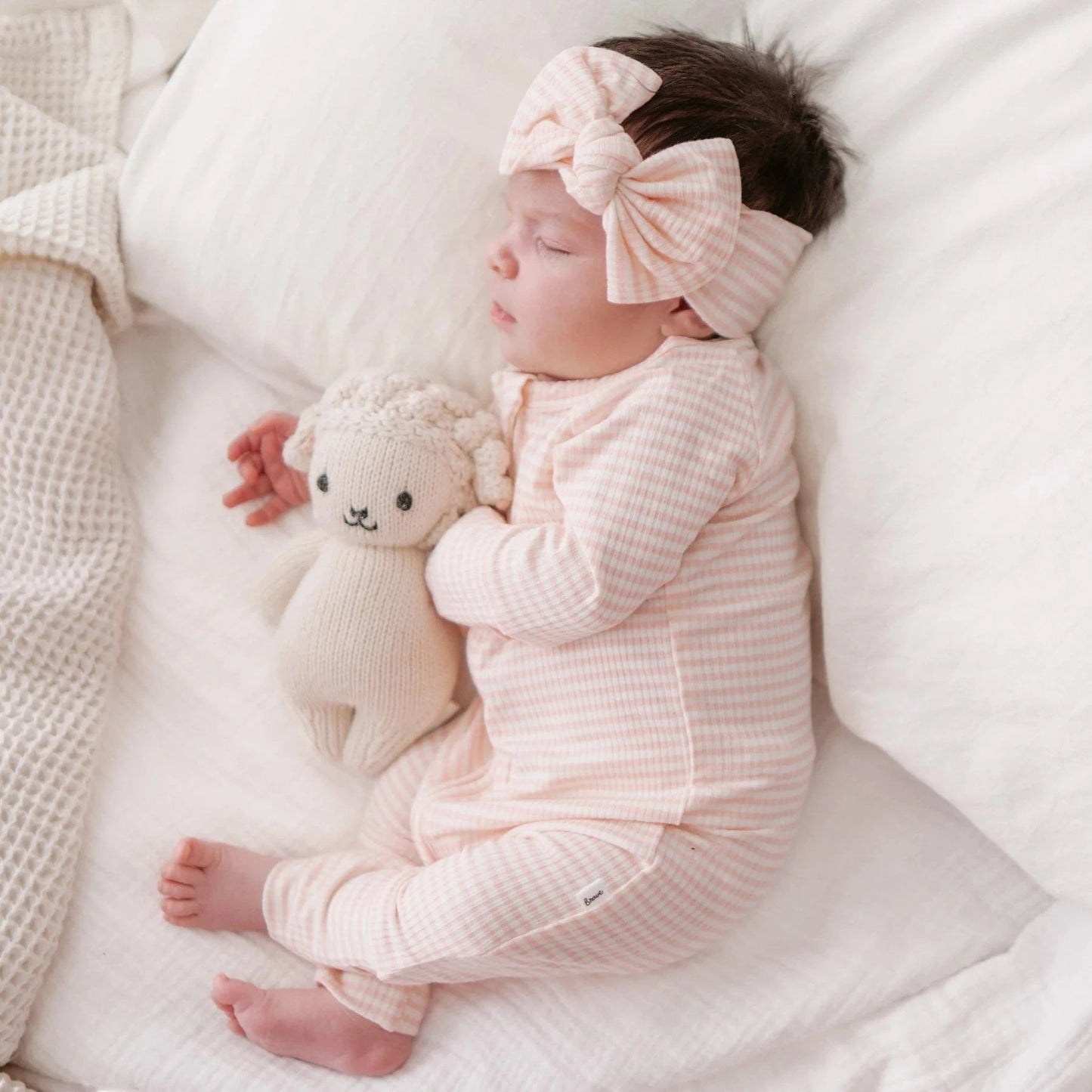 Pink Small Stripe Ribbed Zip Romper Brave Little Ones Lil Tulips