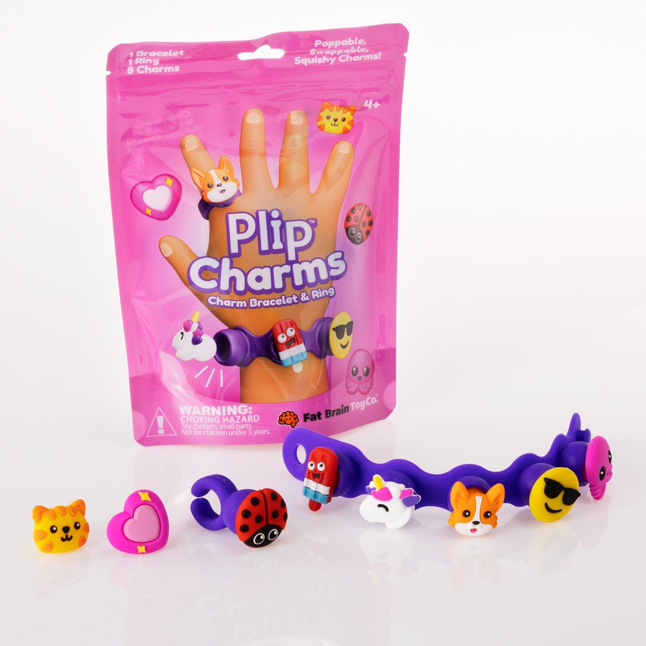 Plip Charms Purple Fat Brain Toys Lil Tulips