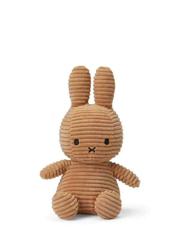 Plush Corduroy Miffy Sitting - Beige - 9" Bon Ton Toys Lil Tulips