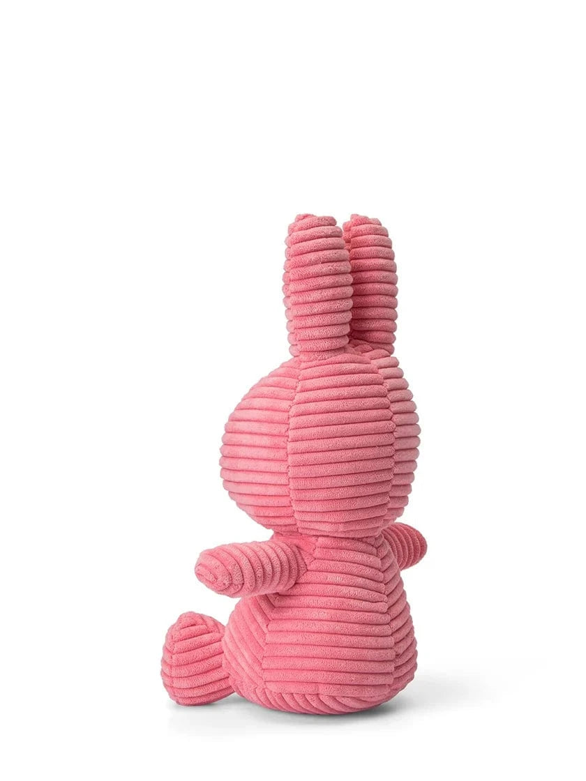 Plush Corduroy Miffy Sitting - Bubblegum Pink - 9" Bon Ton Toys Lil Tulips