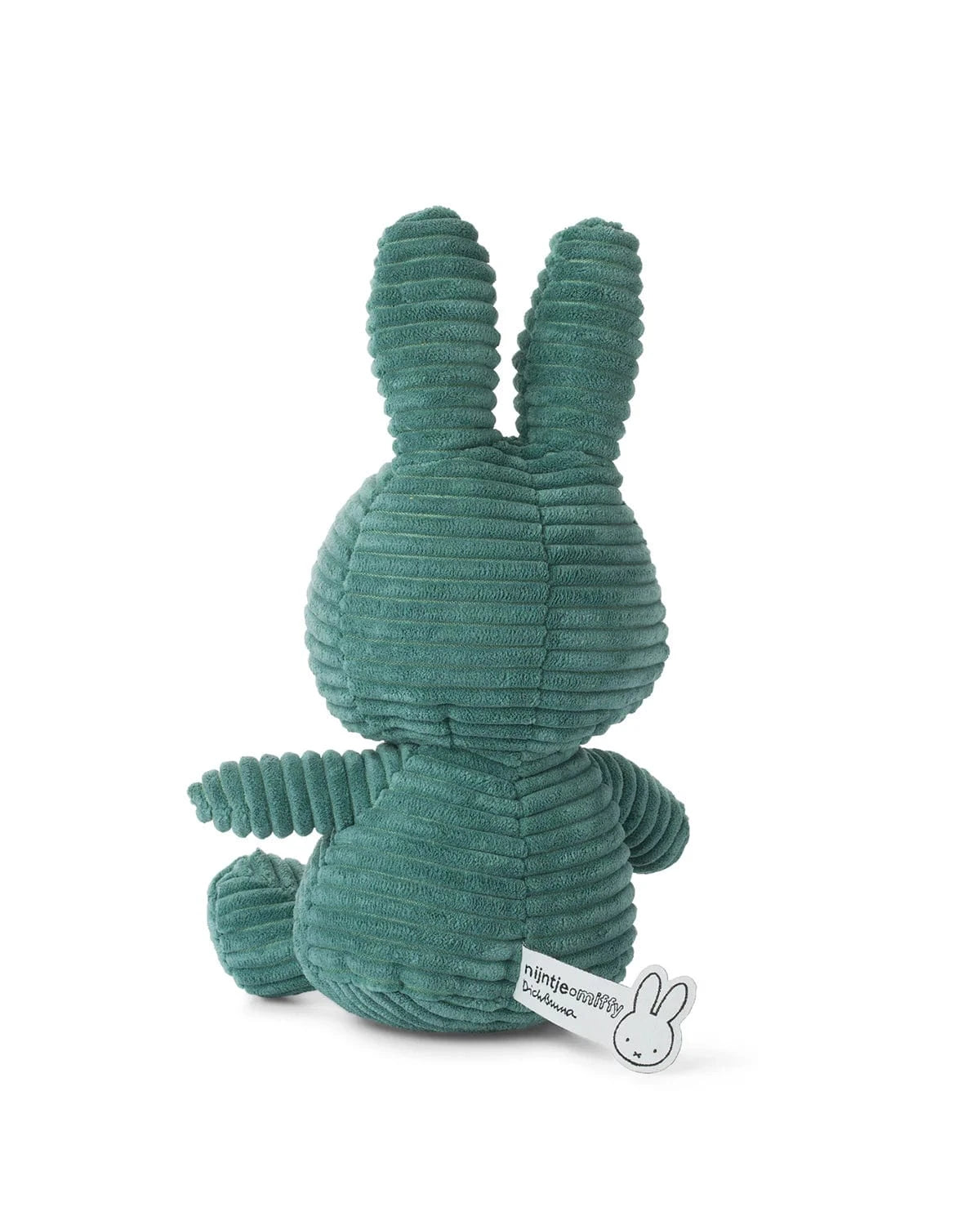 Plush Corduroy Miffy Sitting - Green - 9" Bon Ton Toys Lil Tulips