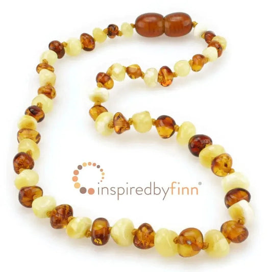 Polished Baltic Amber Necklace – Butter & Honey inspired by finn Lil Tulips