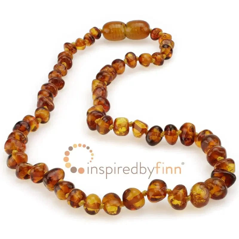 Polished Baltic Amber Necklace – Honey inspired by finn Lil Tulips
