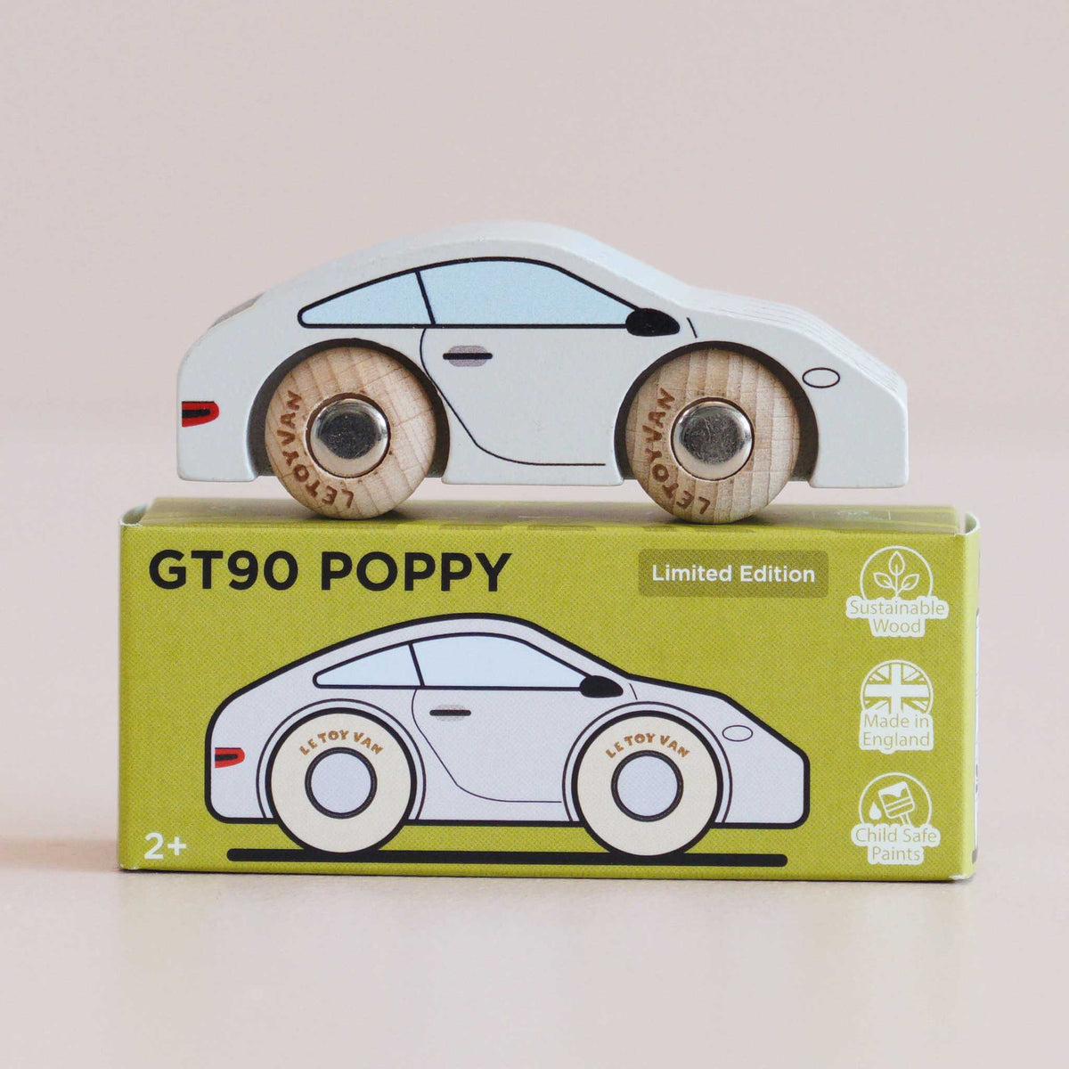 Poppy Wooden Vehicle (GT90) Le Toy Van Lil Tulips