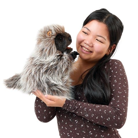 Porcupine, Standing Hand Puppet Folkmanis Puppets Lil Tulips