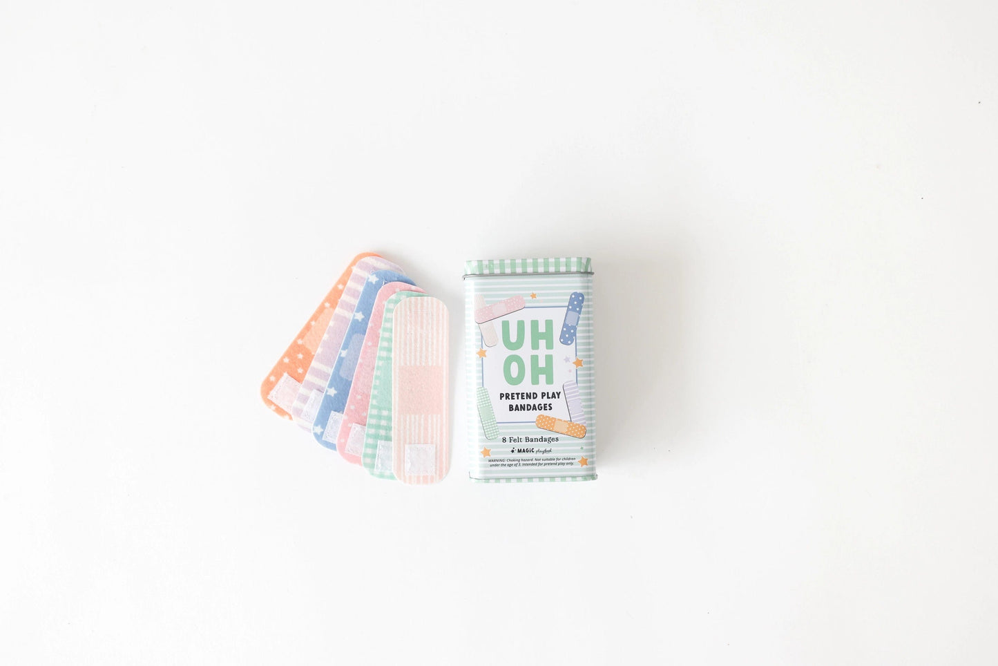 Pretend Play Bandages & Bandaid Tin Magicplaybook Lil Tulips