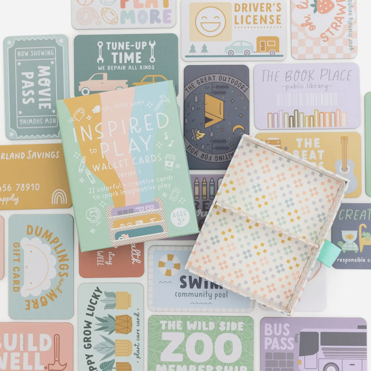 Pretend Play Wallet Cards - Series 1 oh, little wren Lil Tulips