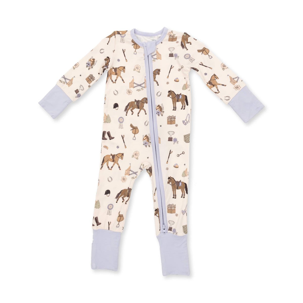 Pretty Equestrian - Convertible Romper Angel Dear Lil Tulips