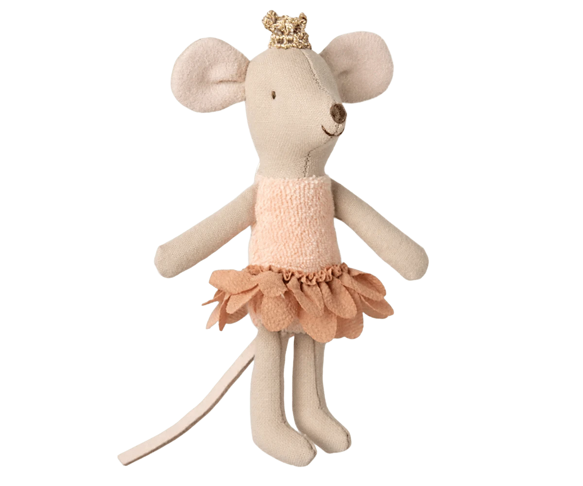Princess mouse, Little sister in matchbox Maileg Lil Tulips