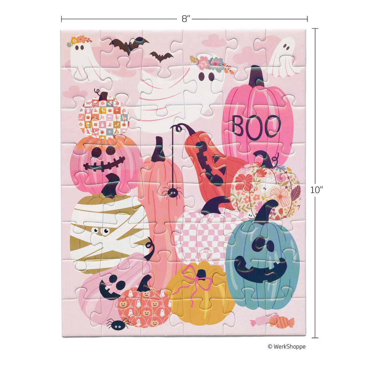 Pumpkin Party 48 Piece Kids Halloween Puzzle Snax WerkShoppe Lil Tulips
