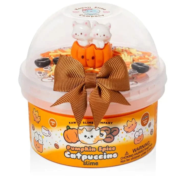 Pumpkin Spice Catpuccino Butter Slime Kawaii Slime Company Lil Tulips