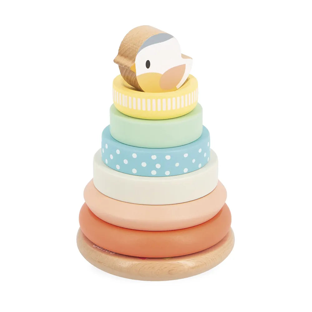 Pure Birds Nest Stacker & Rocker Janod Lil Tulips