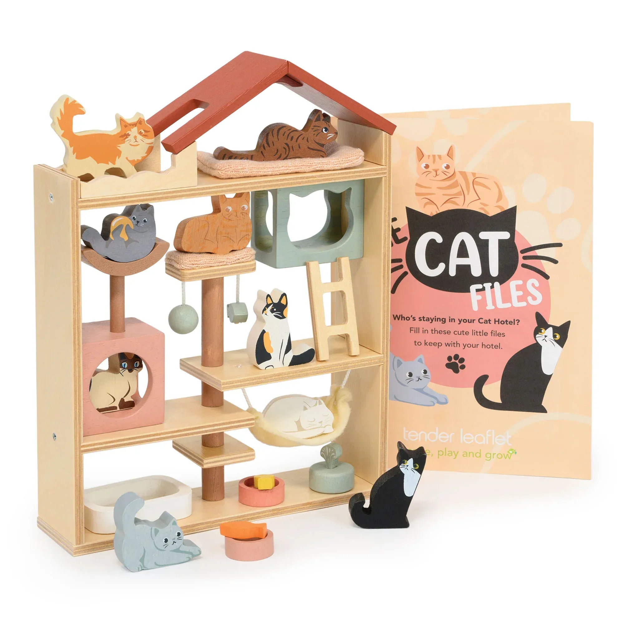 Purrfect Stay Cat Hotel Tender Leaf Lil Tulips