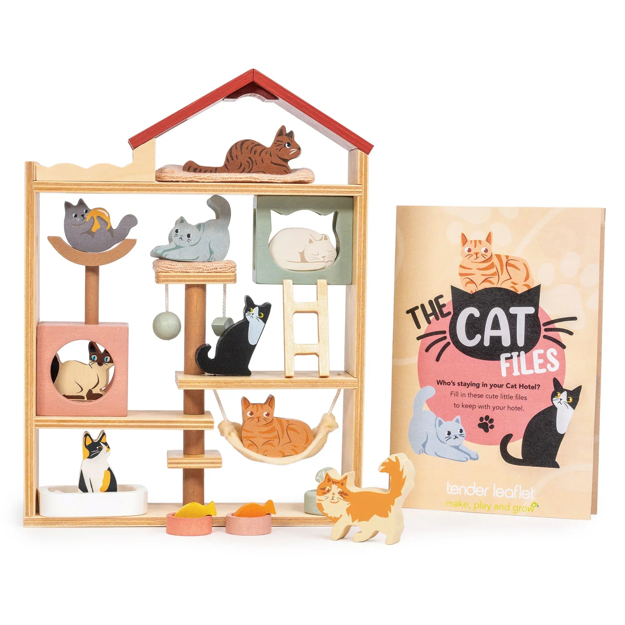 Purrfect Stay Cat Hotel Tender Leaf Lil Tulips