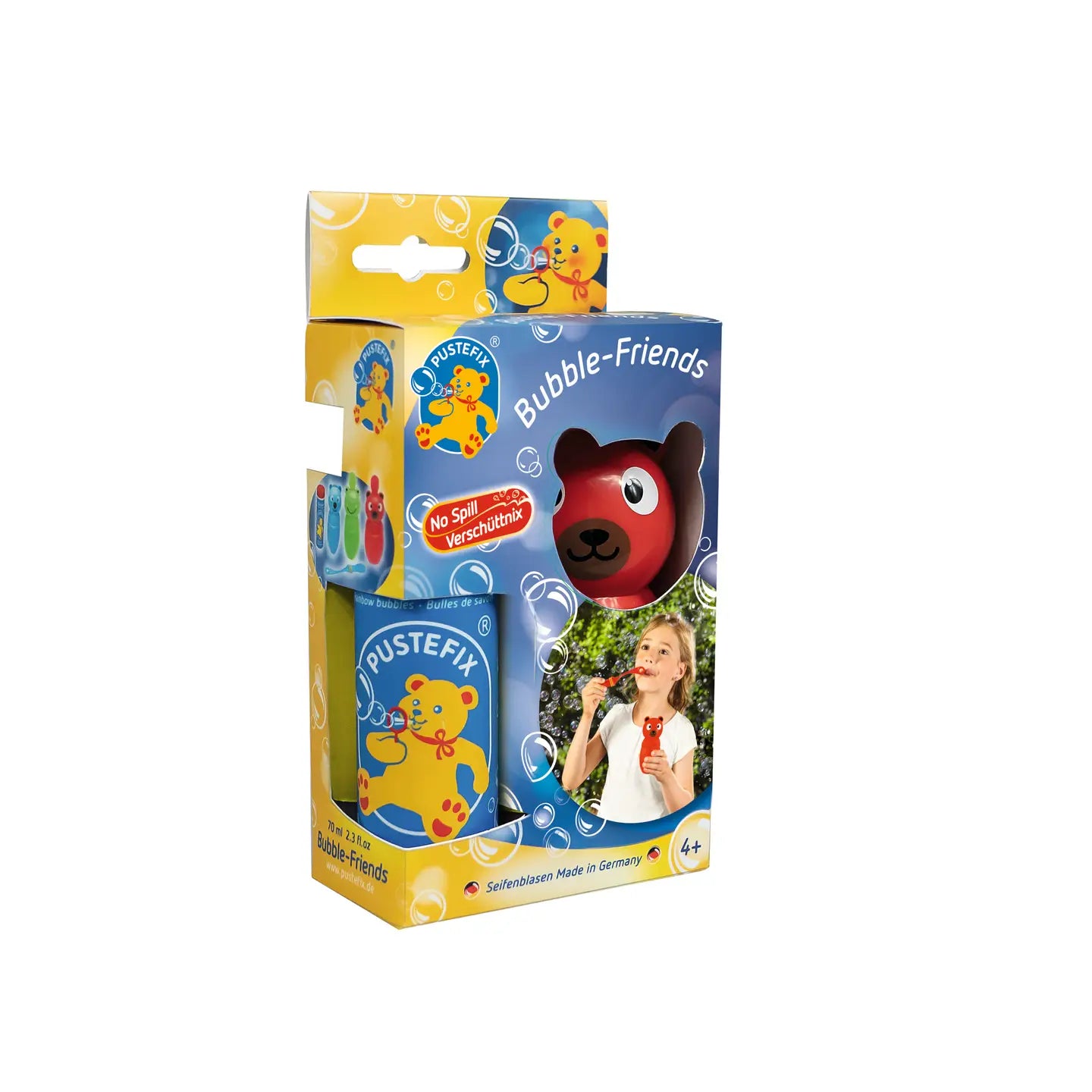 Pustefix Bubble Friends - Red Bear Pustefix Lil Tulips