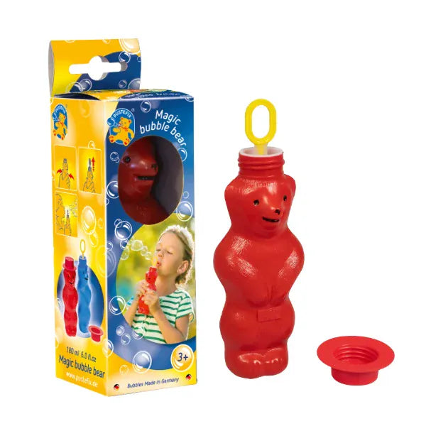 Pustefix Magic Bubble Blowing Bear - Red HQ Kites & Designs Lil Tulips