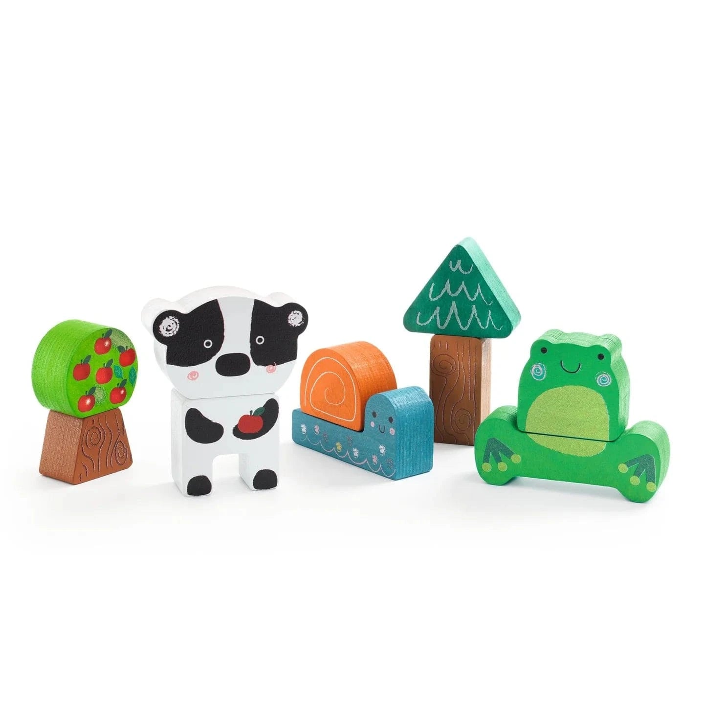 Puzz & Match Happy Wooden Puzzle Djeco Lil Tulips