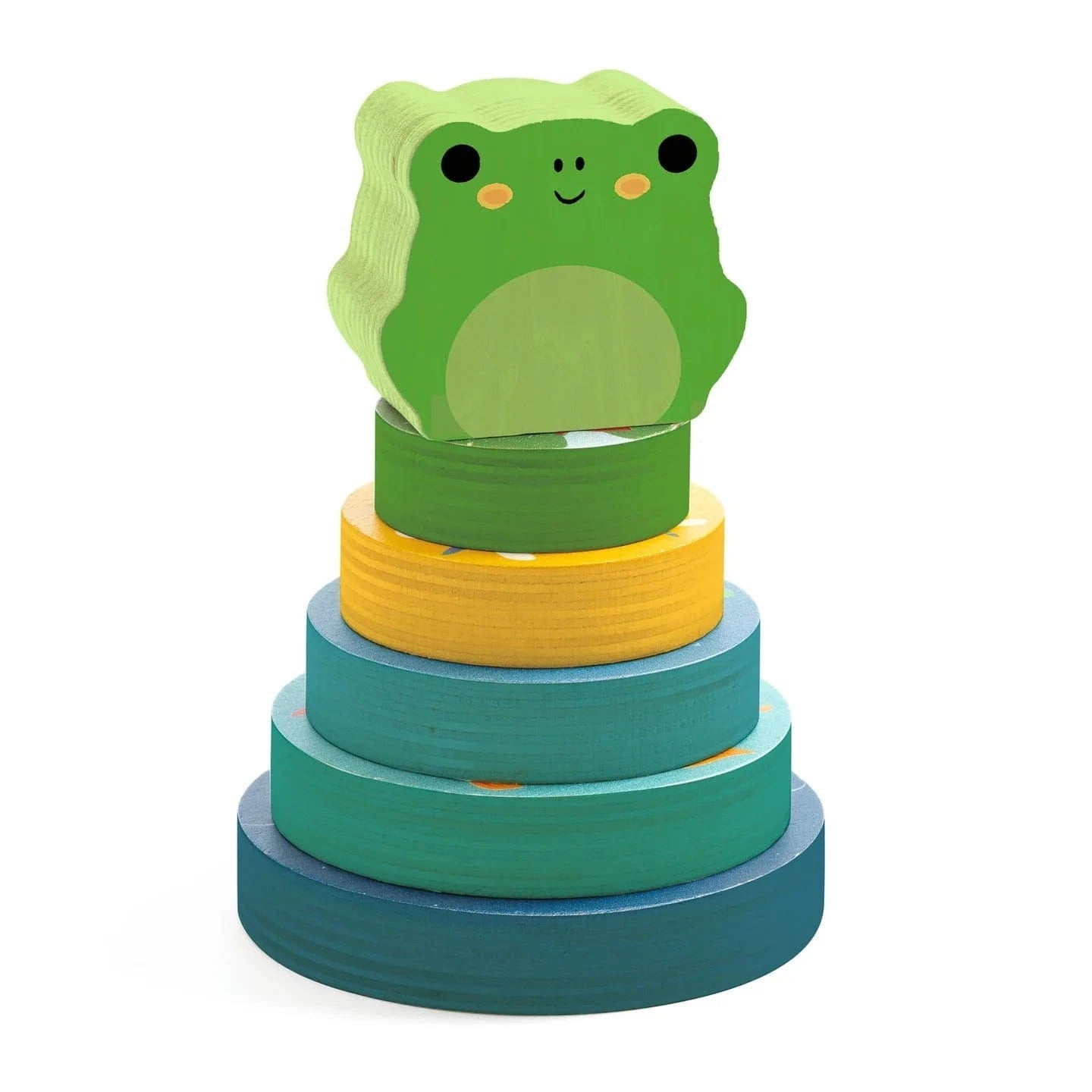 Puzz & Stack Rainbow Wooden Puzzle Djeco Lil Tulips