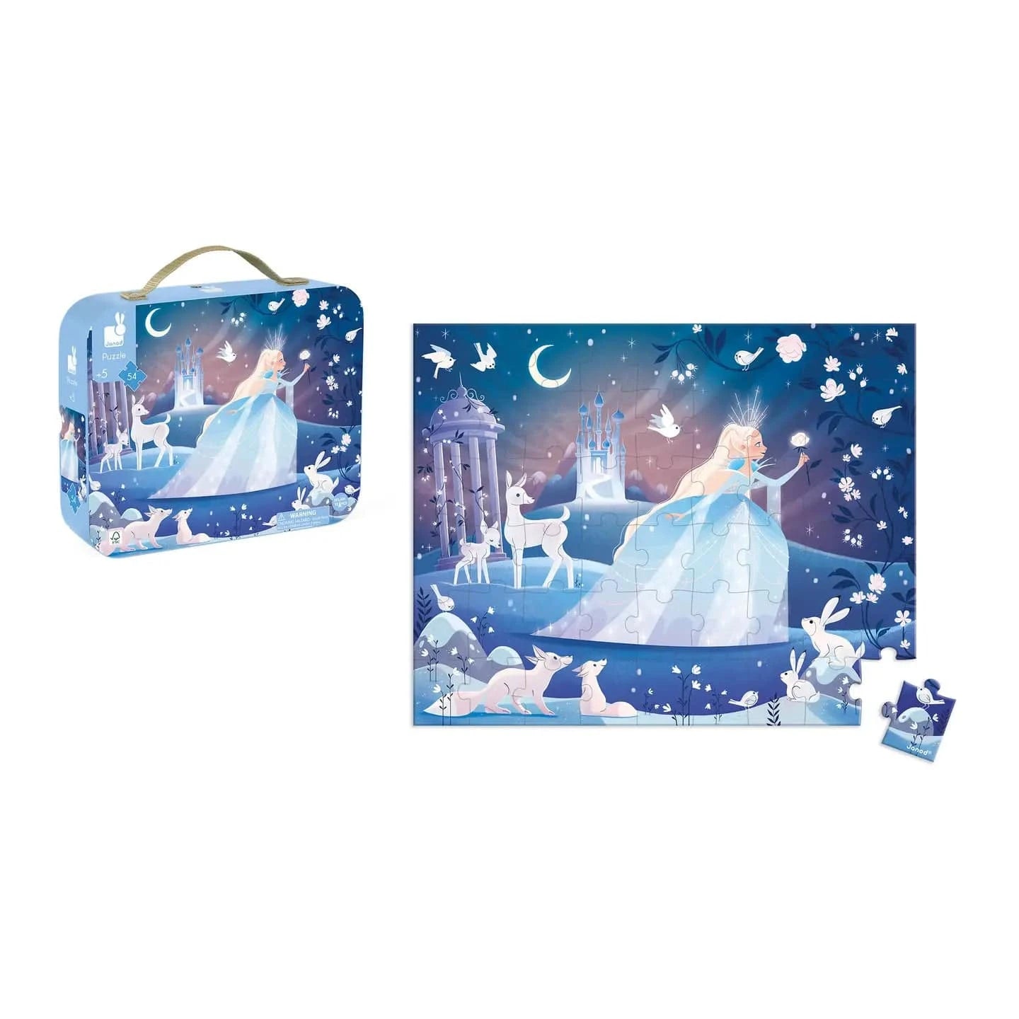 Puzzle - Icy Enchantment - 54 Pcs Janod Lil Tulips