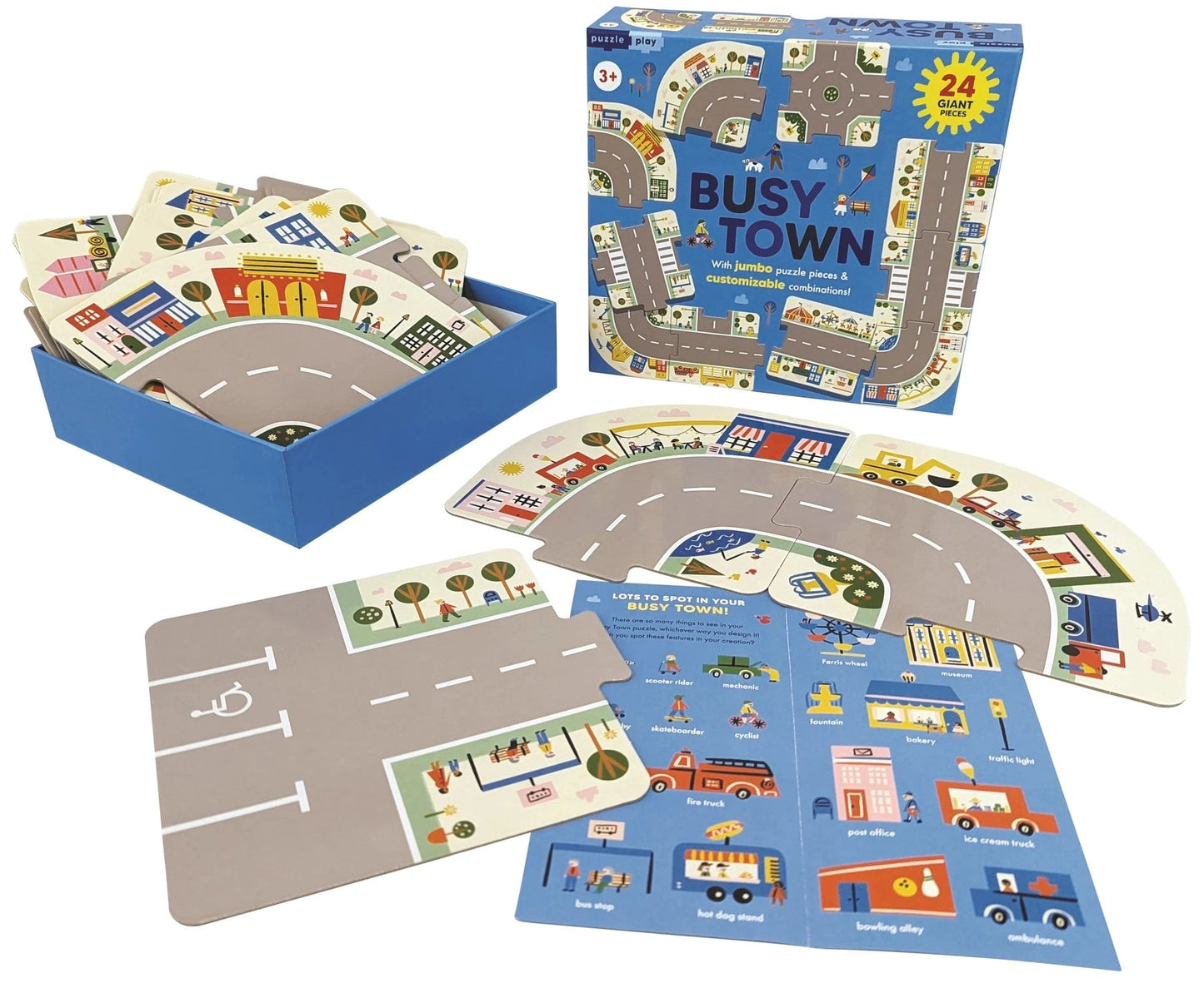 Puzzle Play, Busy Town EDC Publishing Lil Tulips