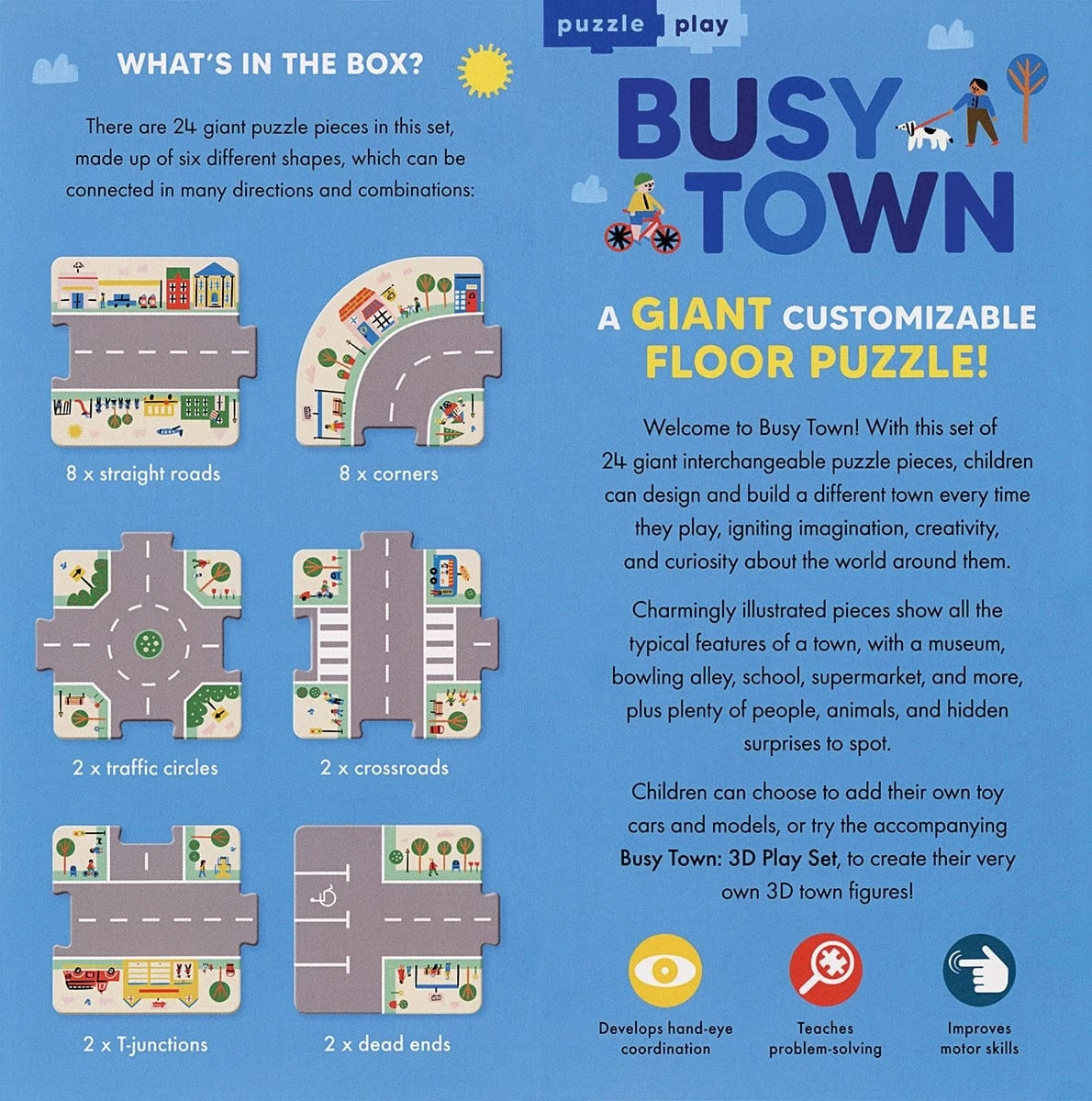 Puzzle Play, Busy Town EDC Publishing Lil Tulips