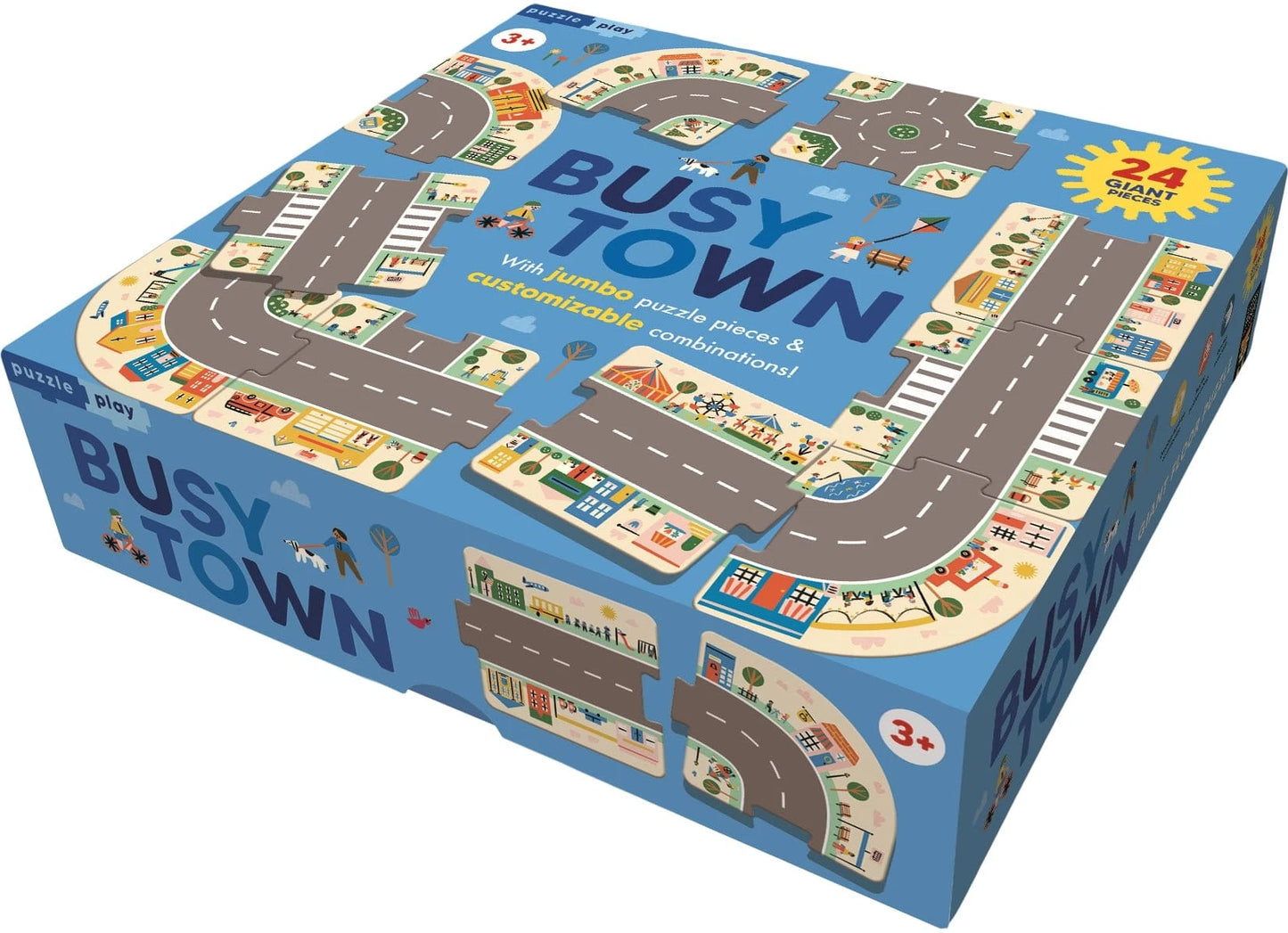 Puzzle Play, Busy Town EDC Publishing Lil Tulips