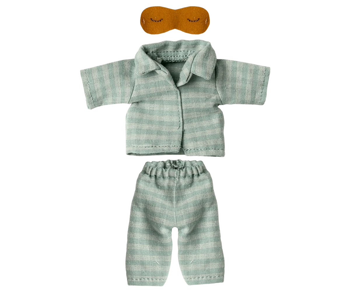 Pyjamas, Dad mouse - Mint/sand Maileg Lil Tulips