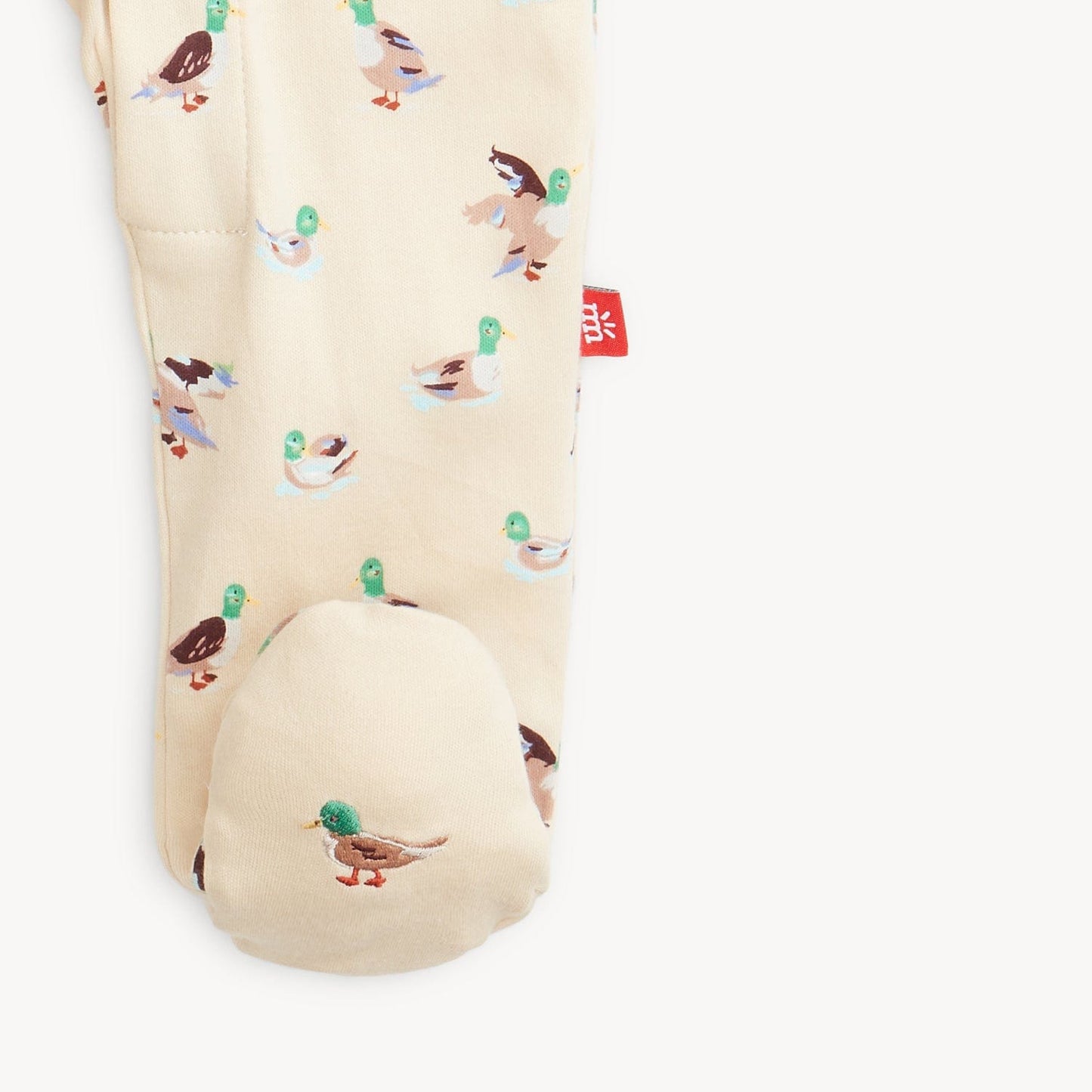 Quack Me Up Organic Cotton Footie Magnetic Me Lil Tulips