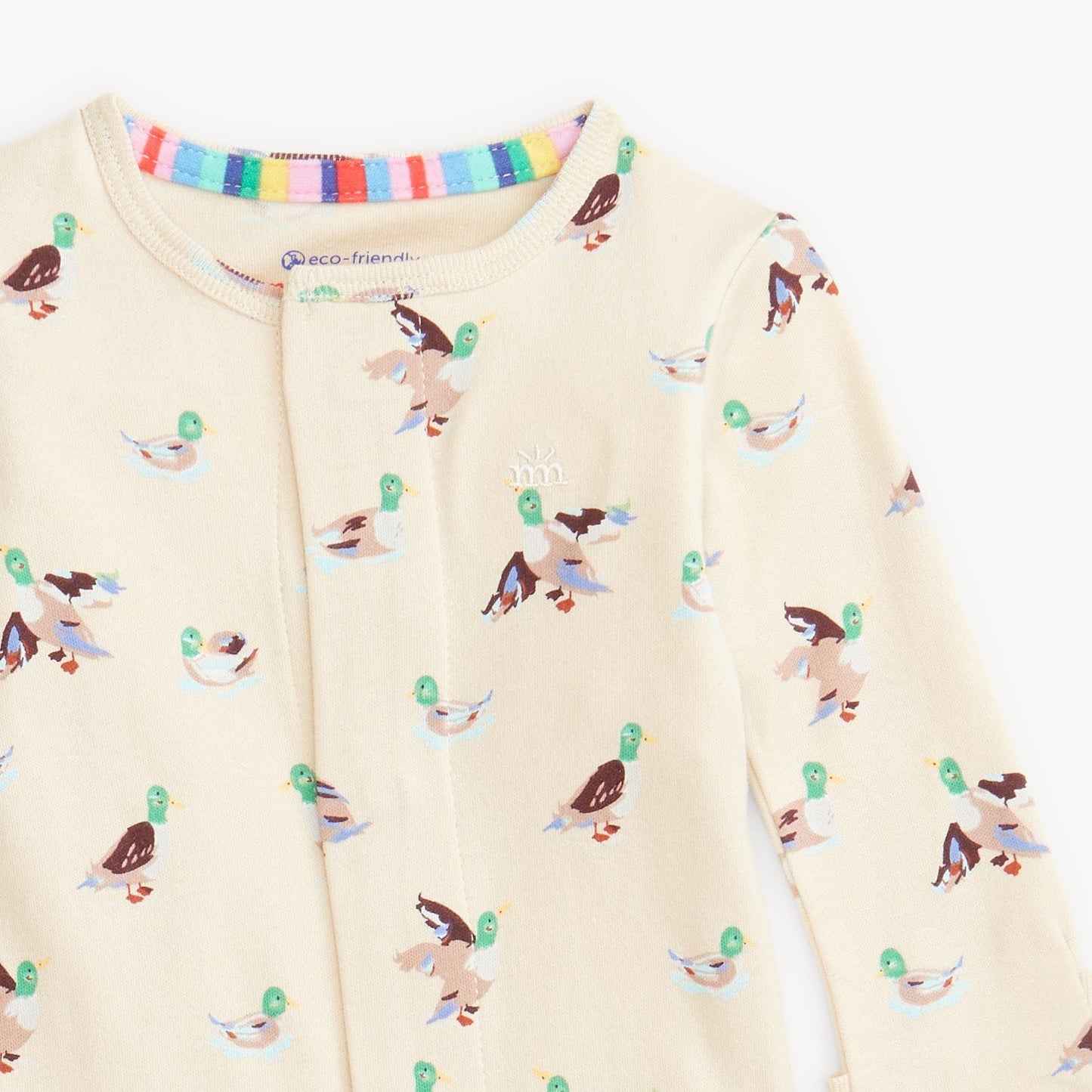Quack Me Up Organic Cotton Footie Magnetic Me Lil Tulips