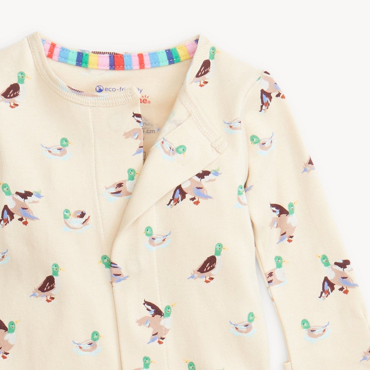 Quack Me Up Organic Cotton Footie Magnetic Me Lil Tulips