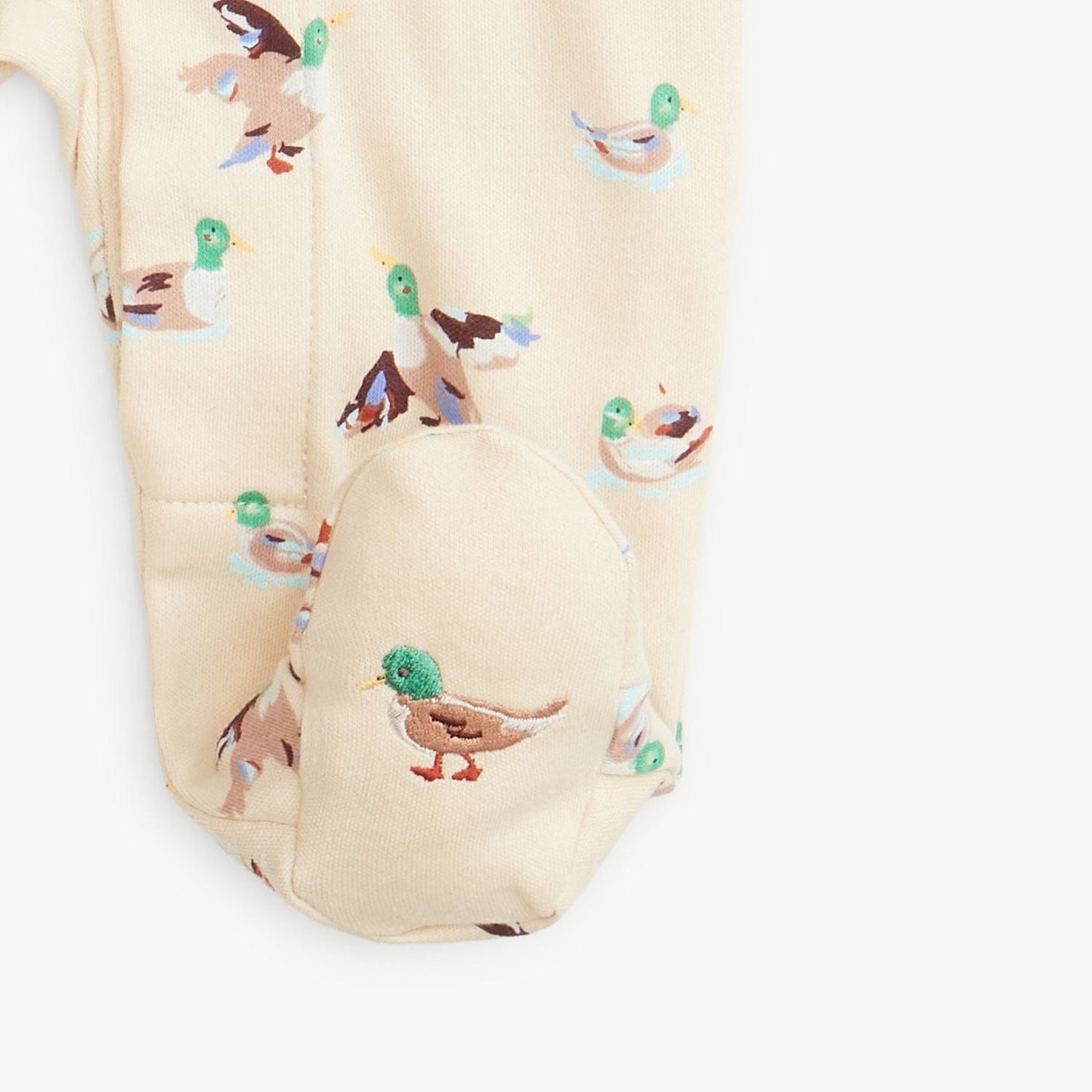 Quack Me Up Organic Cotton Footie Magnetic Me Lil Tulips