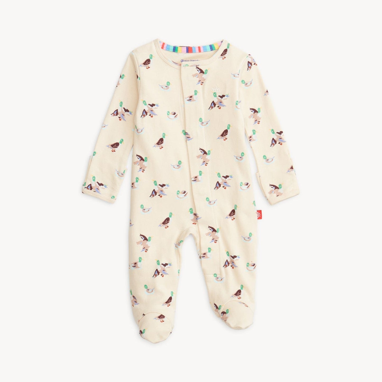 Quack Me Up Organic Cotton Footie Magnetic Me Lil Tulips