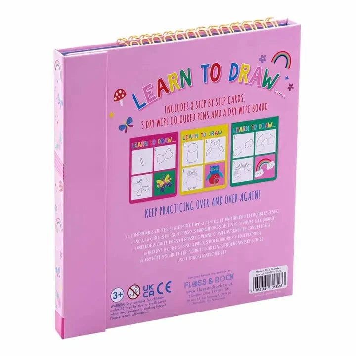 Rainbow Fairy Learn To Draw Art Set For Kids Floss and Rock Lil Tulips