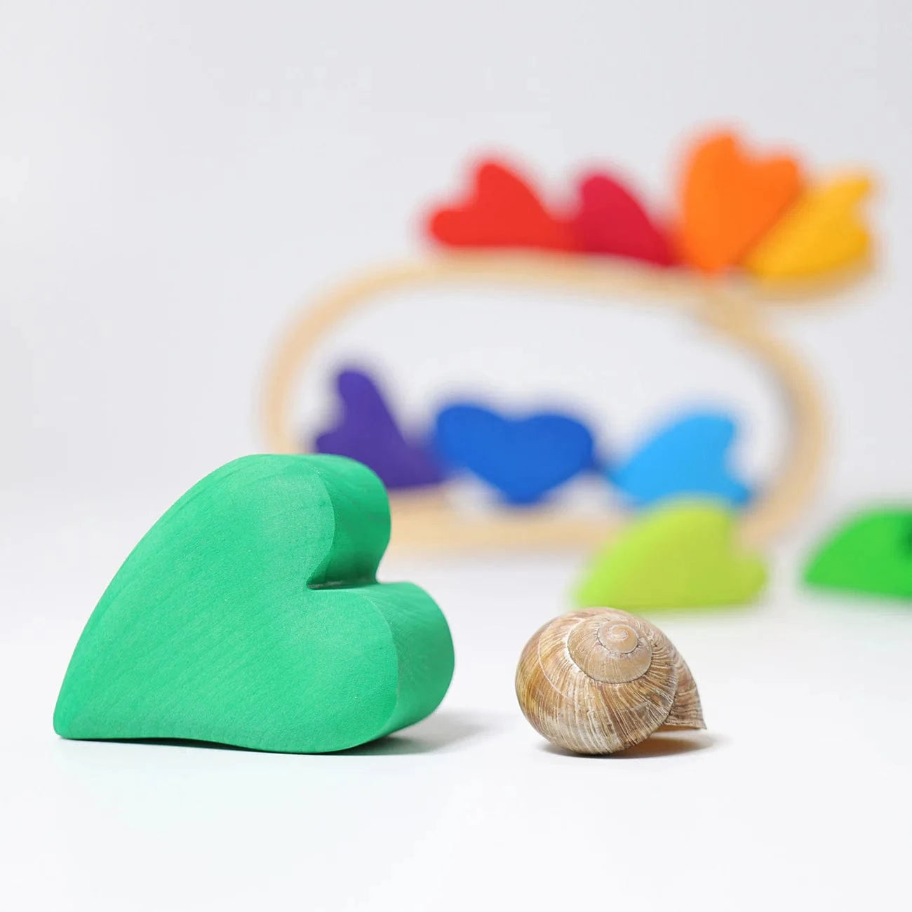 Rainbow Hearts Building Set Grimm's Lil Tulips