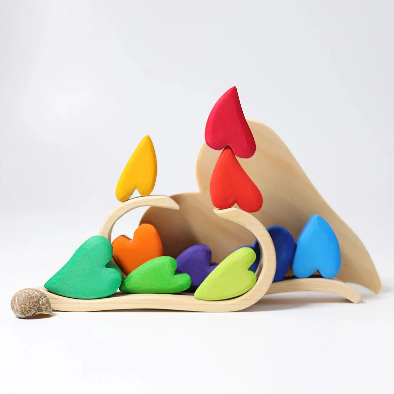 Rainbow Hearts Building Set Grimm's Lil Tulips