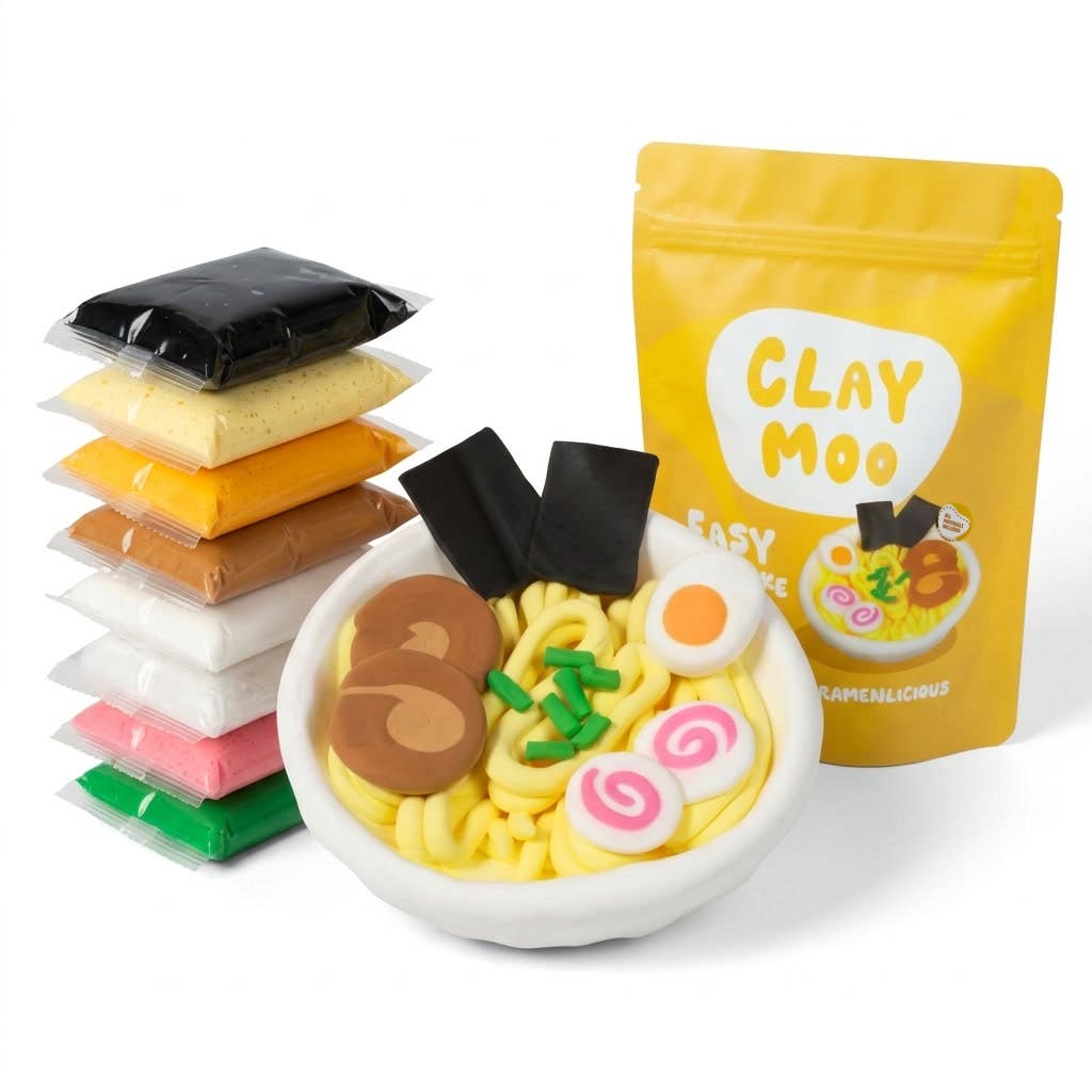Ramen Bowl Clay Crafting Kit Default Claymoo Lil Tulips