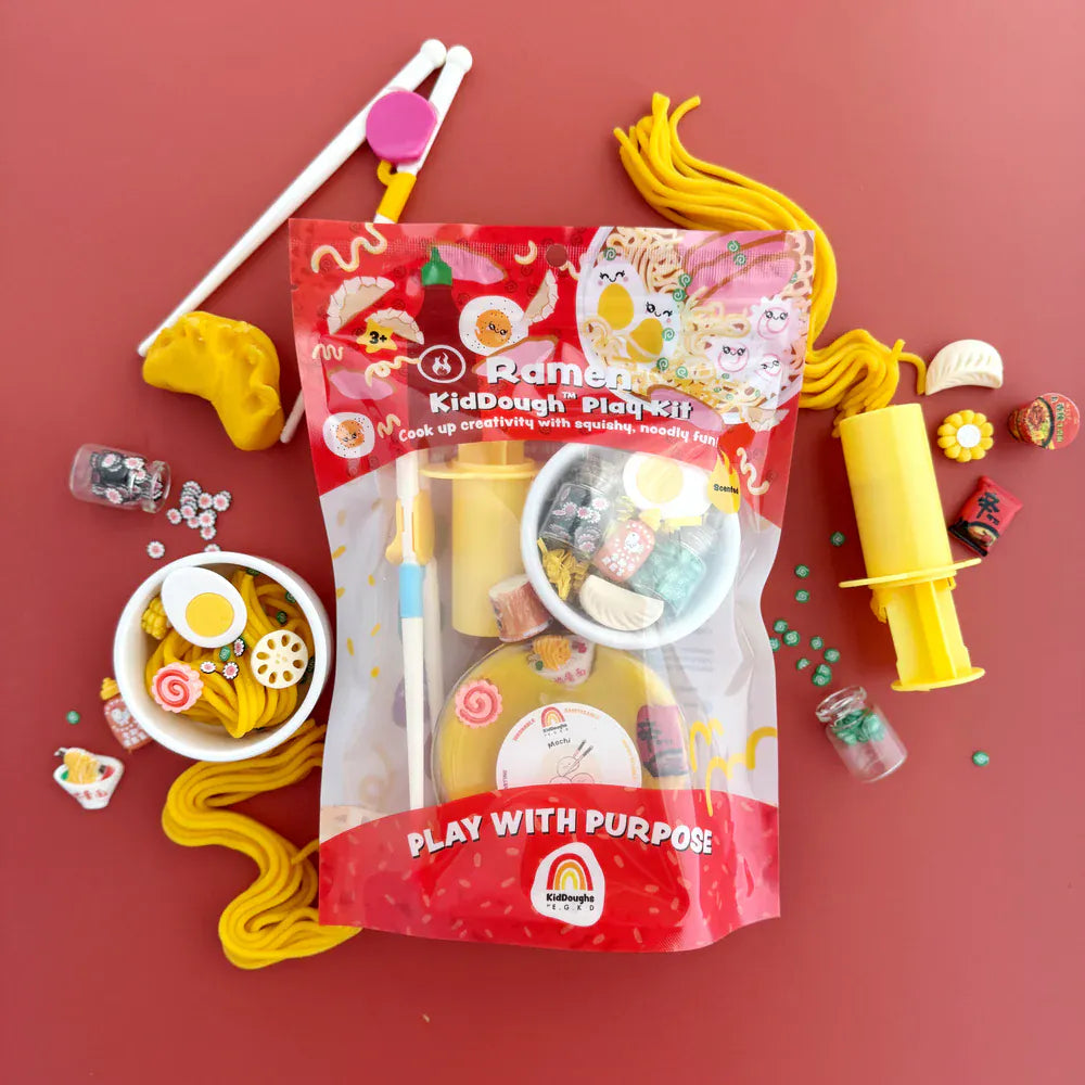 Ramen (Mochi) Kiddough Play Kit Earth Grown KidDoughs Lil Tulips