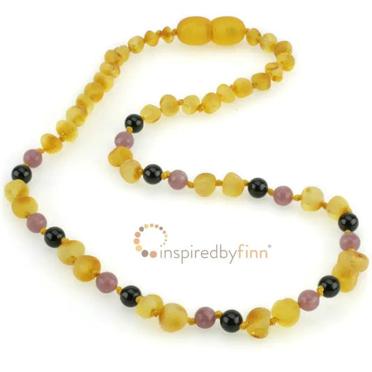 Raw Baltic Amber Necklace + Calming Harvest inspired by finn Lil Tulips