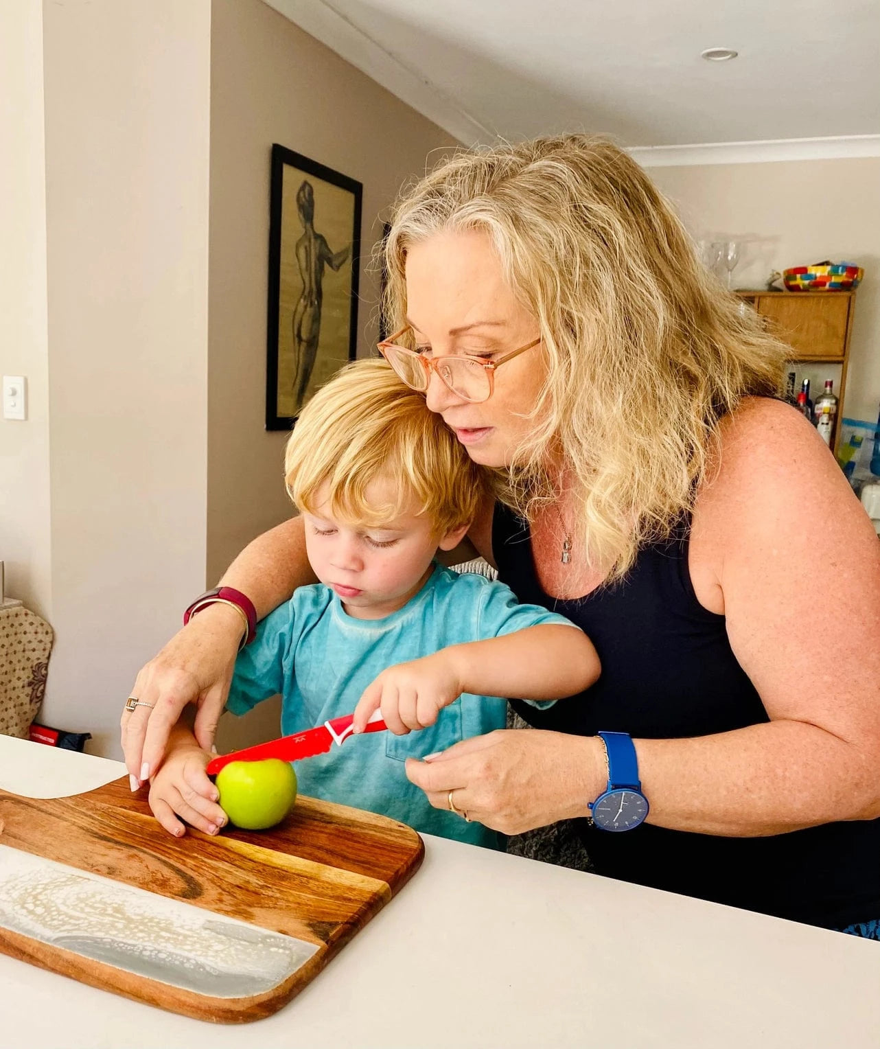 Red Child Safe Knife Kiddikutter Lil Tulips