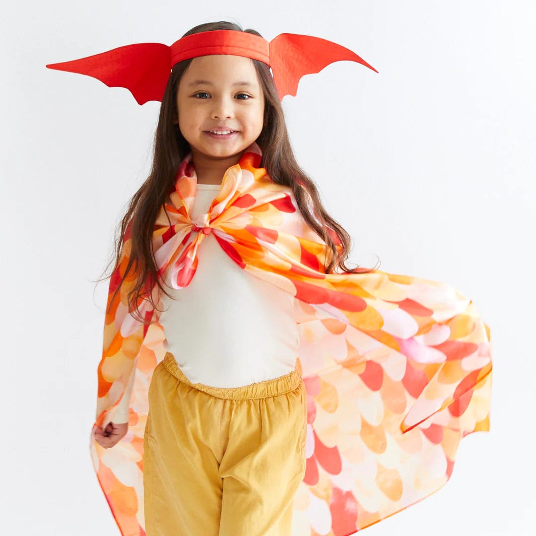 Red Dinosaur Playsilk Sarah's Silks Lil Tulips