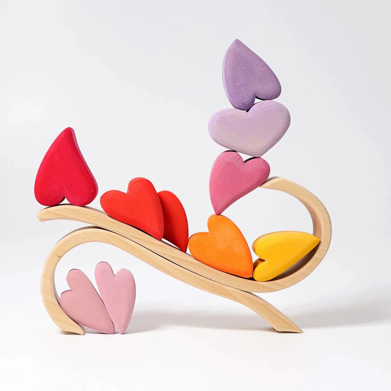 Red Hearts Building Set Grimm's Lil Tulips