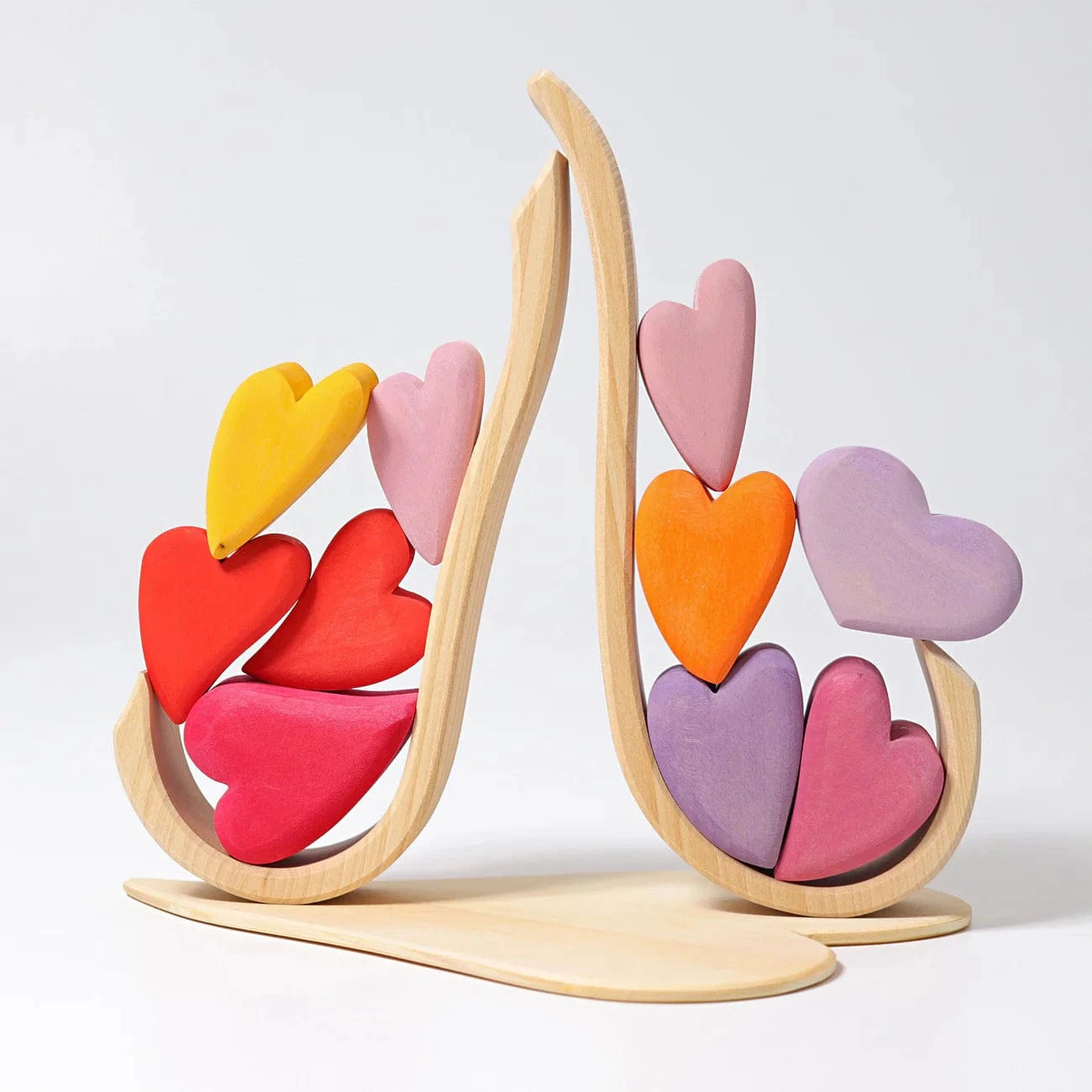 Red Hearts Building Set Grimm's Lil Tulips