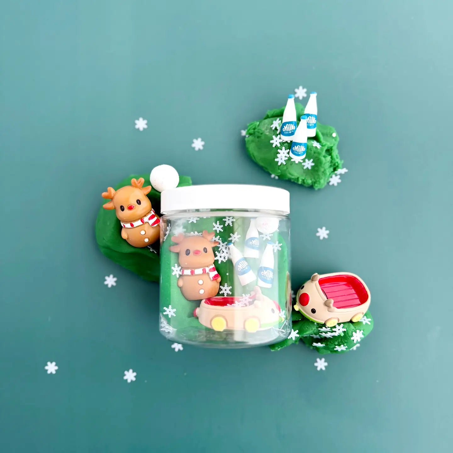 Reindeer Games Mini Dough-To-Go Earth Grown KidDoughs Lil Tulips