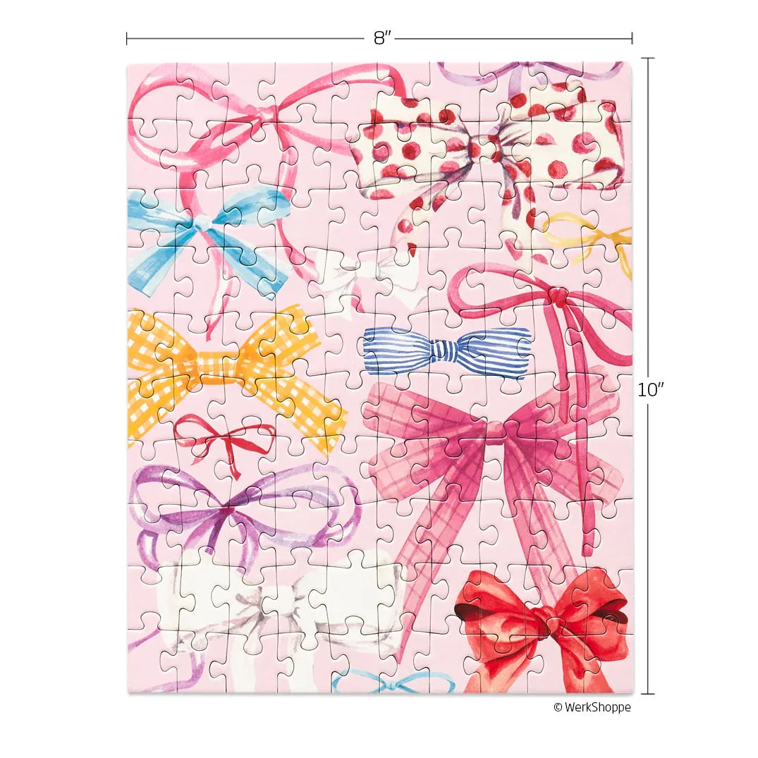 Ribbons & Bows 100 Piece Puzzle Snax WerkShoppe Lil Tulips