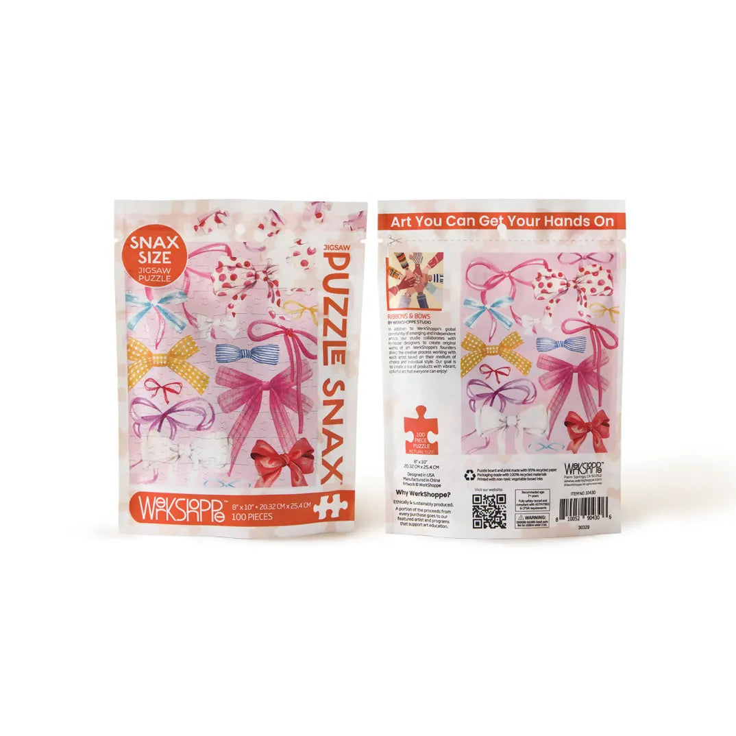 Ribbons & Bows 100 Piece Puzzle Snax WerkShoppe Lil Tulips