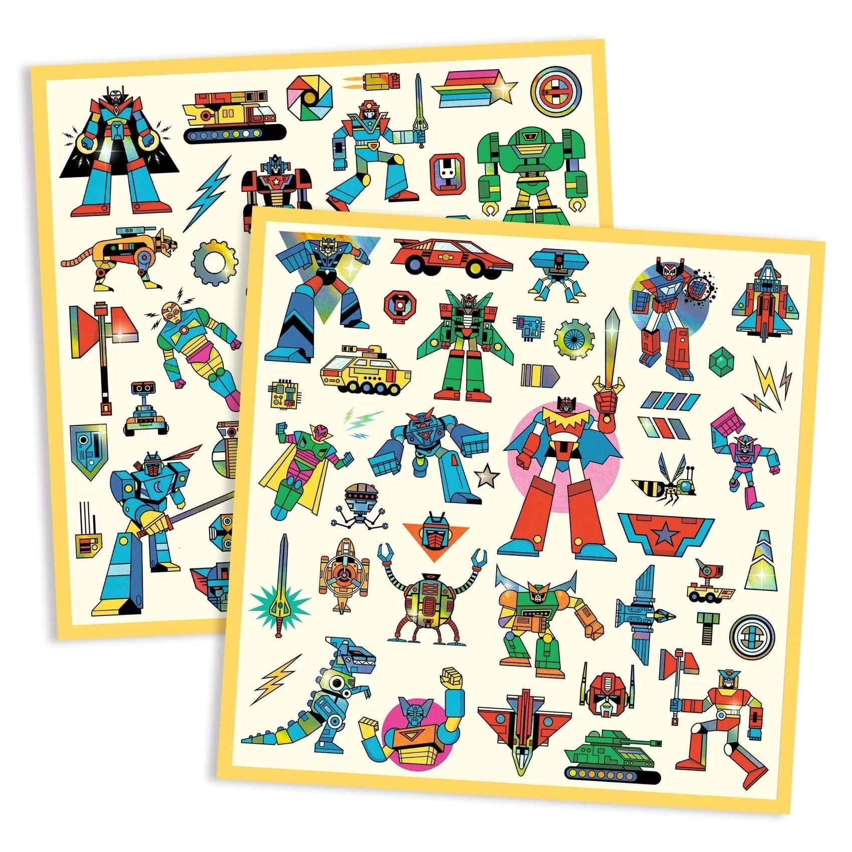 Robots Sticker Sheets Djeco Lil Tulips