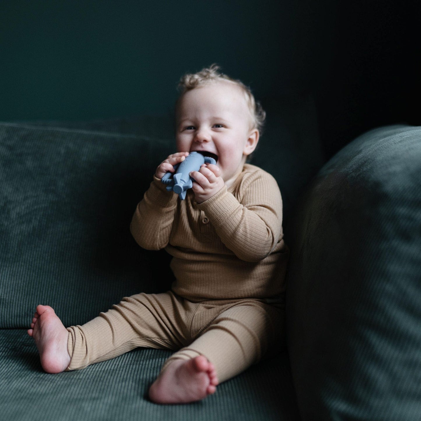 Rocket Rattle Teether Mushie Lil Tulips