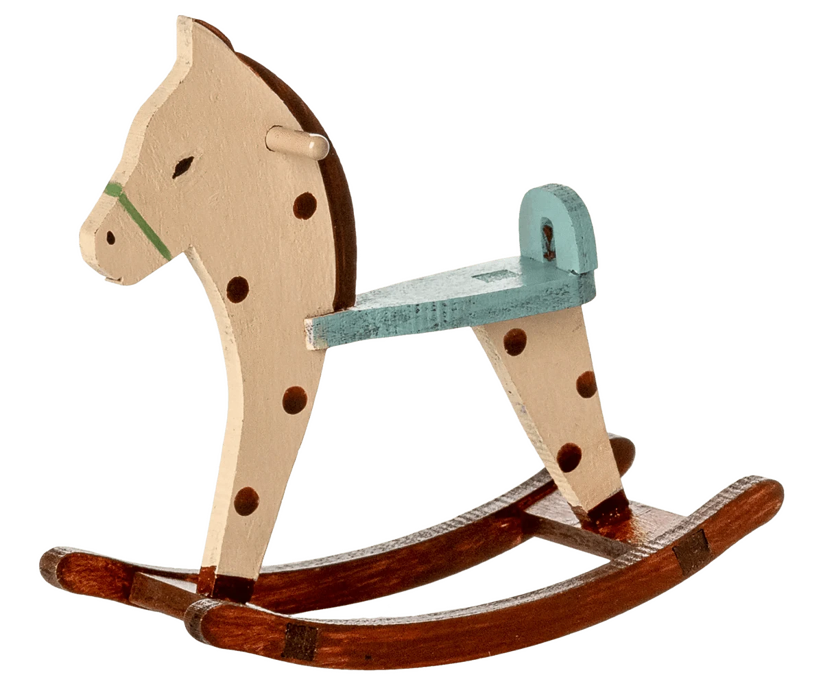 Rocking horse, Mouse - Spotted Maileg Lil Tulips